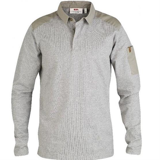Fjällräven Kiruna Rugby Sweater Mens, Grey