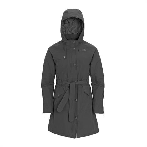 The North Face Womens Insulated Grace Jacket, Graphite Grey