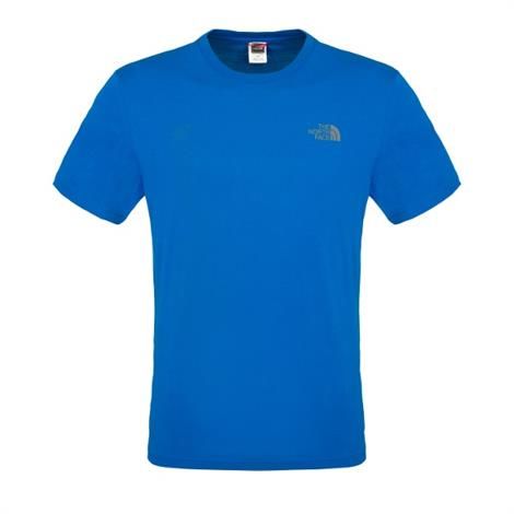 The North Face Mens New S/S Red Box Tee, Snorkel Blue