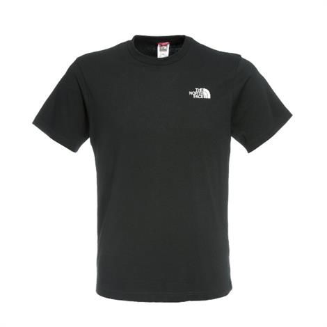 The North Face Mens S/S Red Box Tee, Black