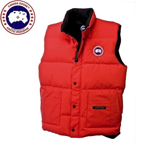 Canada Goose vest rød canada goose mens herre freestyle vest red roed herrevest dunvest Canada Goose vest