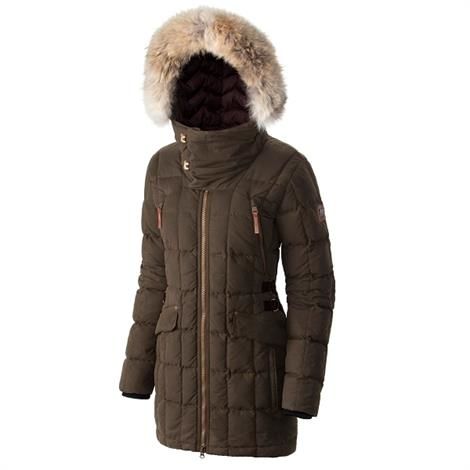 Sorel Coquest Carly Parka Dame, Olive Green