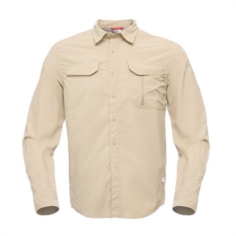 The North Face Mens L/S New Sequoia Shirt, Dune Beige