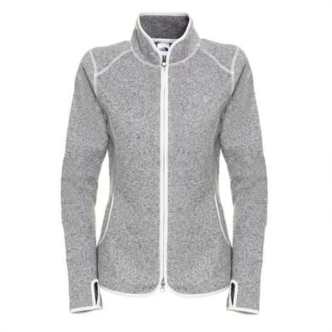 The North Face Womens Crescent Point Full Zip, Vaporous Grey