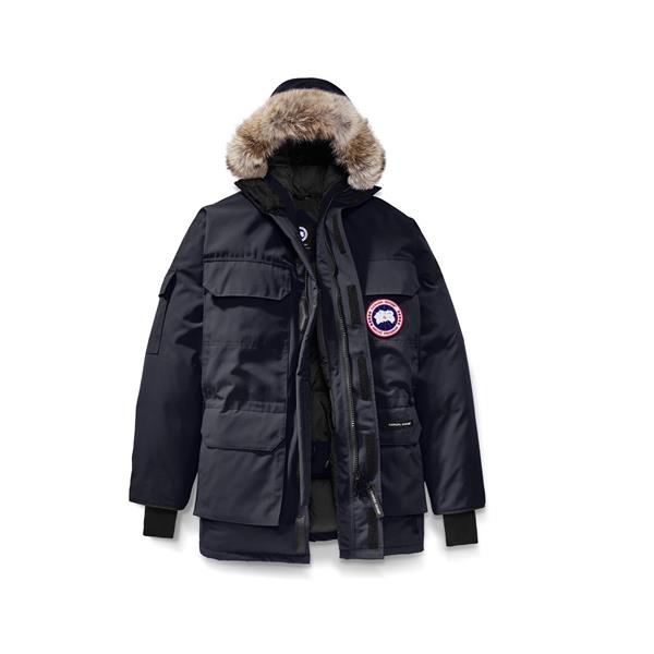 Deqenereret jord hval Flot navyblå klassisk Canada Goose Expedition herre Parka