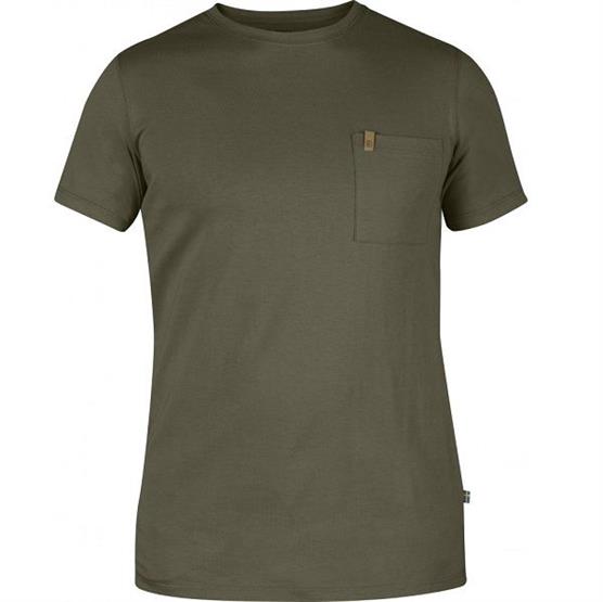 Fjällräven Övik Pocket T-Shirt Mens, Tarmac