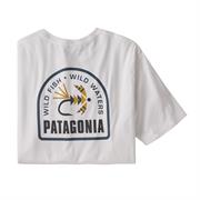 Patagonia t-shirt med fluefiskeri logo