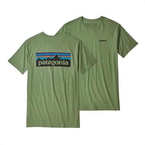 Flot grøn Herre T-shirt med Patagonia Logo