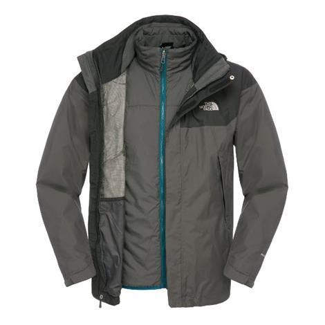 The North Face Mens Stratosphere Triclimate, Asphalt Grey