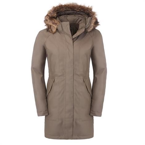 The North Face Womens Arctic Parka 2 Dame, Weimaraner Brown