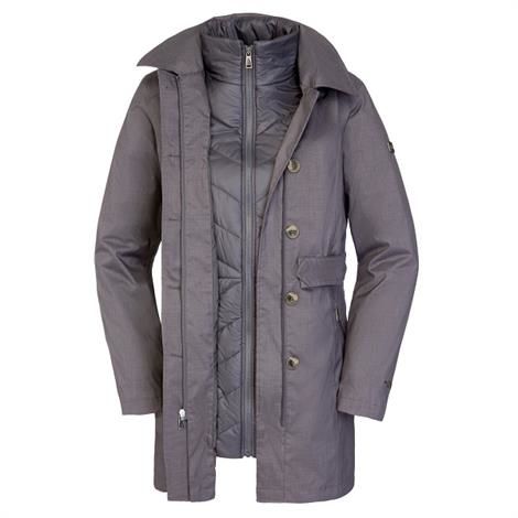 The North Face Womens New Riverdale Trench Triclimate, Grey