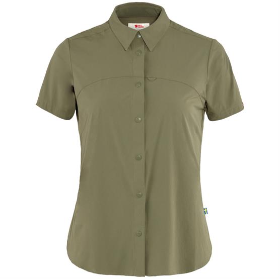 Fjällräven High Coast Lite Shirt S/S Womens i farven Green