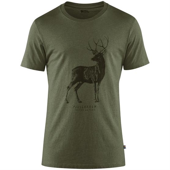 T-Shirt til herre fra Fjällräven med Deer Print