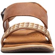 Solana sandalerne har remme i flot Fuldkerne-læder