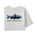 Patagonia Mens Home Water Trout Organic T-Shirt i farven White