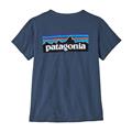 Patagonia Womens P-6 Logo Responsibili-Tee i farven Utility Blue