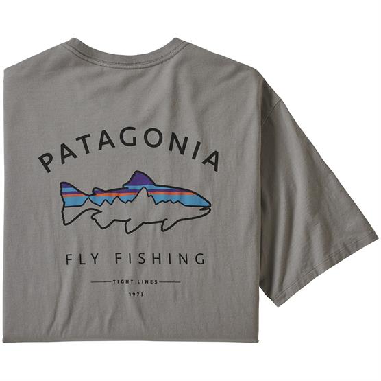 Letvægts t-shirt fra Patagonia i 100 % ren økologisk bomuld.