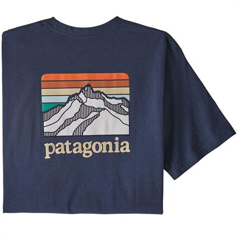 Lækker patagonia t-shirt med logo på ryggen