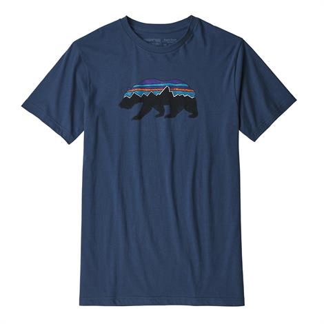 Patagonia T-Shirt til herre med "Bear" logo på brystet