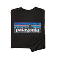 Langærmet T-Shirt med stort Patagonia logo på ryggen