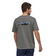 T-shirt med fiskeri logo fra Patagonia